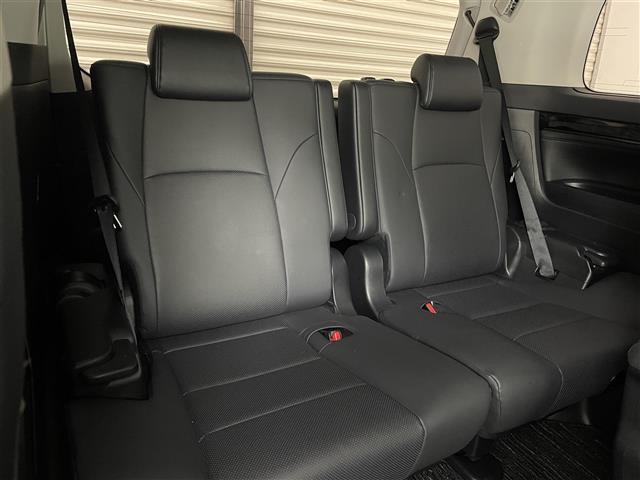 アルファード 2.5S Cパッケージ 両電動ドア 電動トランク 本革 レーダクルーズ コーナーセンサ オートLED パーキングサポート Bモニタ レーンキープ オットマン 地デジ サイドカメラ フロントカメラ エアロ DVD再生可能 3列(27枚目)