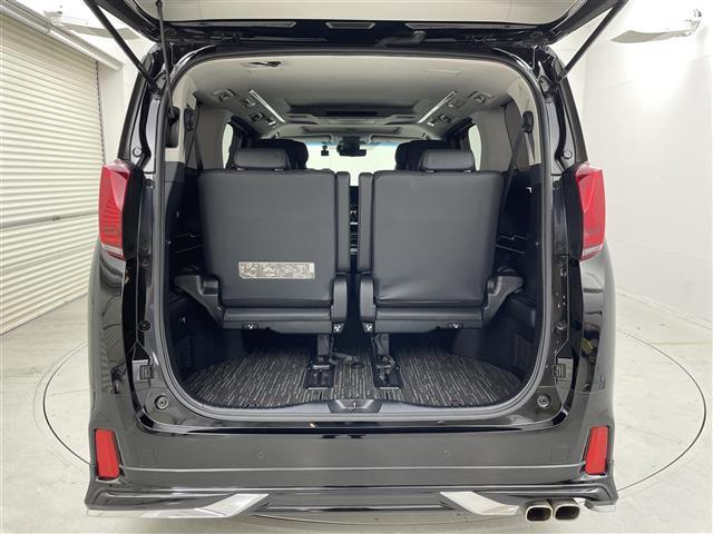 アルファード 2.5S Cパッケージ 両電動ドア 電動トランク 本革 レーダクルーズ コーナーセンサ オートLED パーキングサポート Bモニタ レーンキープ オットマン 地デジ サイドカメラ フロントカメラ エアロ DVD再生可能 3列(32枚目)