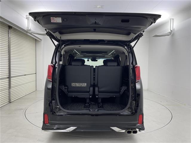 アルファード 2.5S Cパッケージ 両電動ドア 電動トランク 本革 レーダクルーズ コーナーセンサ オートLED パーキングサポート Bモニタ レーンキープ オットマン 地デジ サイドカメラ フロントカメラ エアロ DVD再生可能 3列(33枚目)