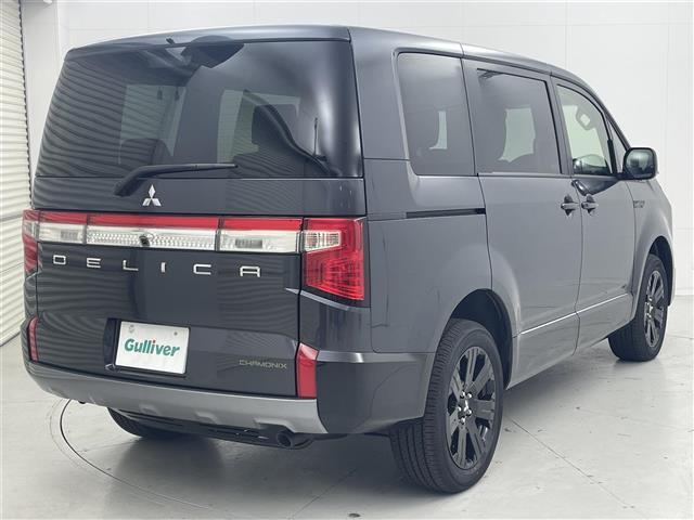 デリカD:5 シャモニー アイドリングS イモビ 衝突被害軽減装置 1オーナー Bluetoothオーディオ レーンキープ 助手席エアバッグ オートライト 地デジTV 電動リアゲート 4WD USB接続 シートH LED(33枚目)