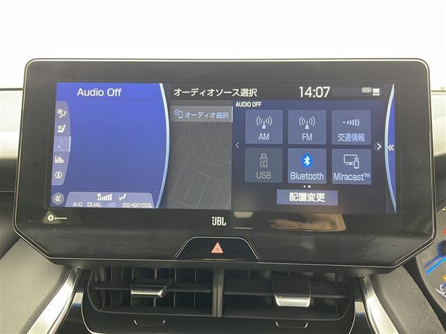 ハリアーハイブリッド Z レザーパッケージ ナビTV アラウンドモニター Bluetooth接続 LEDライト 本革 シートクーラー エアコン 横滑り防止 ETC2.0 ドラレコ付 Pシート メディアプレイヤー接続 キーレスエントリー 4WD(5枚目)