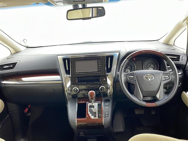 アルファード 2.5G 運転席パワーシート リアオートエアコン LEDヘッドライト 横滑り防止機能 ABS 盗難防止装置 地デジ エアコン ナビTV オートクルーズコントロール Bluetooth キーレス オートライト(2枚目)