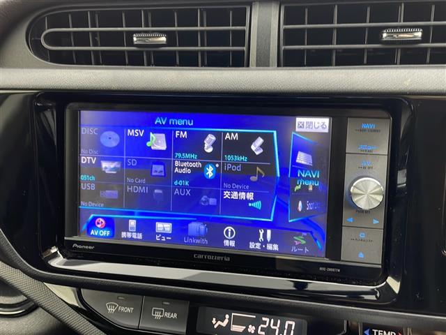 アクア Ｇ　ｂｌｕｅｔｏｏｔｈ　セキュリティー　デュアルエアバック　ナビＴＶ　ＬＥＤ　パワーウィンドウ　地デジ　ＥＳＣ　ＡＴエアコン　ＡＢＳ　パワーステアリング　オートライト　運転席エアバッグ　ＤＶＤ再生機能（3枚目）