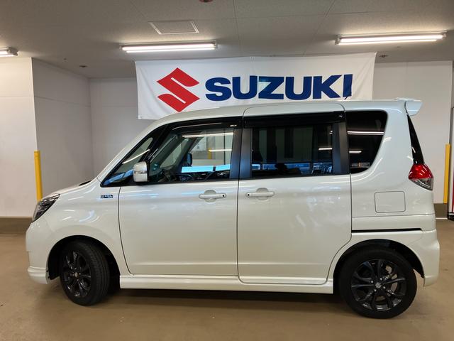 ソリオ BLACK&WHITEII-DJE 3型 バックカメラ オートライト スライドドア プッシュスタート シートヒーター オートエアコン ETC ワンオーナー 衝突被害軽減システム アイドリングストップ 横滑り防止機能 衝突安全ボディ AW15(5枚目)