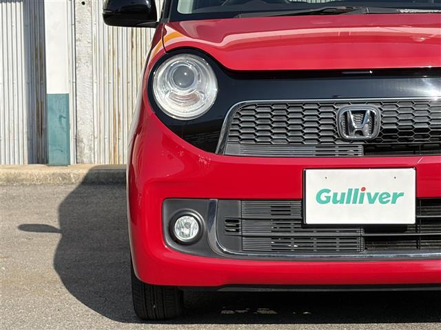 N-ONE プレミアム・Lパッケージ ワンオーナー 赤x黒ツートン色 社外ナビ スマートキー プッシュスタート HIDヘッドライト フォグライト ドライブレコーダー前後 革巻きステアリング ETC オートライト 電格ミラー ターンミラー(12枚目)