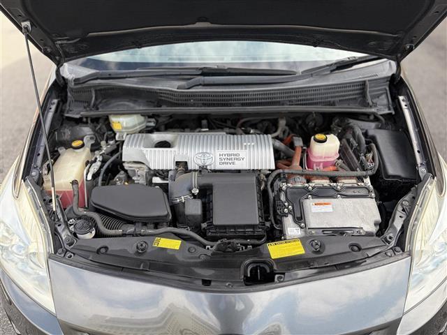 プリウス S LEDエディション 純正ナビ バックカメラ スマートキー プッシュスタート Bluetooth DVD CD AUX TV SD 革巻きステアリング ステアリングスイッチ LEDヘッドライト LEDフォグライト ETC(18枚目)