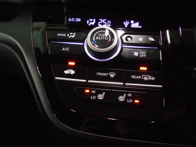 フリードハイブリッド ハイブリッド・クロスターホンダセンシング　禁煙　ワンオーナー　前後カメラ　アドバンスドルームミラ－　追突軽減ブレーキ　サイドエアバッグ　９型ナビ　シートヒーター　スマートキー　ＥＴＣ２．０　フルセグ　ＤＶＤ再生　両パワースライド　ＤＶＤ再生（15枚目）