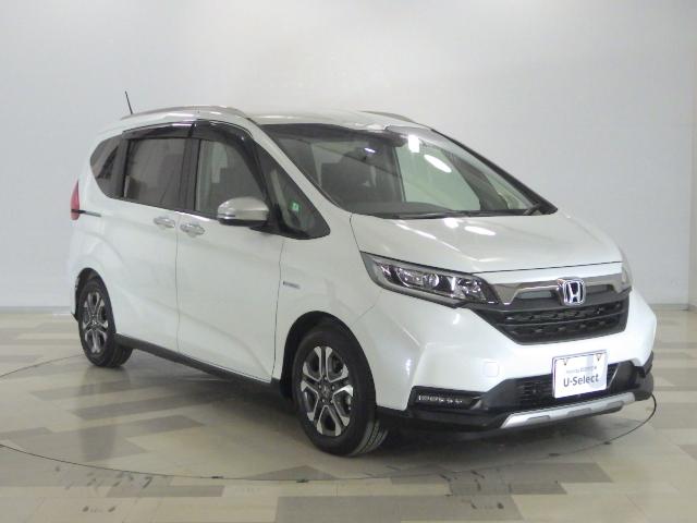 フリードハイブリッド ハイブリッド・クロスターホンダセンシング　禁煙　ワンオーナー　前後カメラ　アドバンスドルームミラ－　追突軽減ブレーキ　サイドエアバッグ　９型ナビ　シートヒーター　スマートキー　ＥＴＣ２．０　フルセグ　ＤＶＤ再生　両パワースライド　ＤＶＤ再生（25枚目）