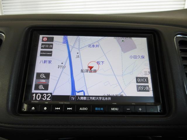 ヴェゼル Ｘ・ホンダセンシング　禁煙　ワンオーナー　追突軽減ブレーキ　サイドエアバッグ　８型ナビ　リアカメラ　Ｂｌｕｅｔｏｏｔｈ　フルセグ　ＤＶＤ再生　ＵＳＢ再生　スマートキー　ＬＥＤヘッドライト　衝突安全ボディ　Ｒカメラ　盗難防止（5枚目）