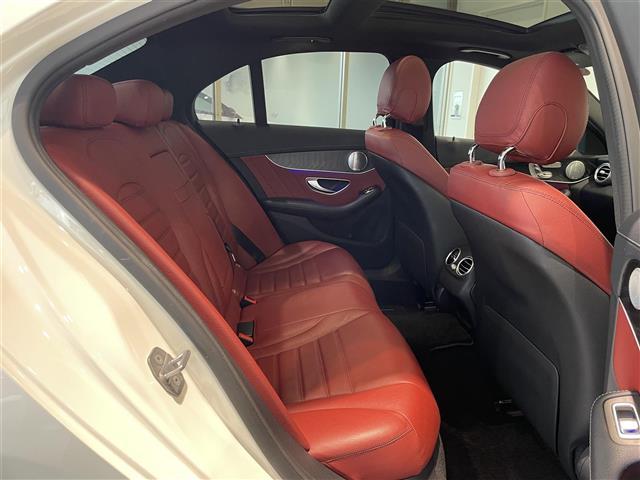 Cクラス C43 4マチック パノラミックスライディングルーフ Burmesterサウンド HUD 赤革シート シートヒーター マルチビームLEDヘッドライト MBUX Bluetooth バックカメラ フルセグTV ドラレコ(12枚目)