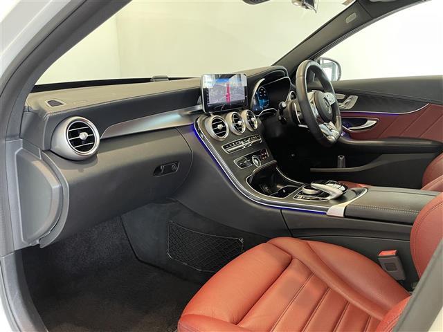 Cクラス C43 4マチック パノラミックスライディングルーフ Burmesterサウンド HUD 赤革シート シートヒーター マルチビームLEDヘッドライト MBUX Bluetooth バックカメラ フルセグTV ドラレコ(13枚目)