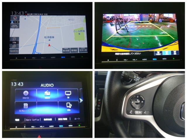 ファン・ターボ　ホンダセンシングアクティブクルーズコントロール横滑り防止装置ターボ車　地デジＴＶ　ＥＣＯＮ　盗難防止装置　Ｂカメラ　記録簿　フルオートエアコン　オートクルーズ　ＤＶＤ再生　Ｗエアバック　ＬＥＤヘッド(4枚目)