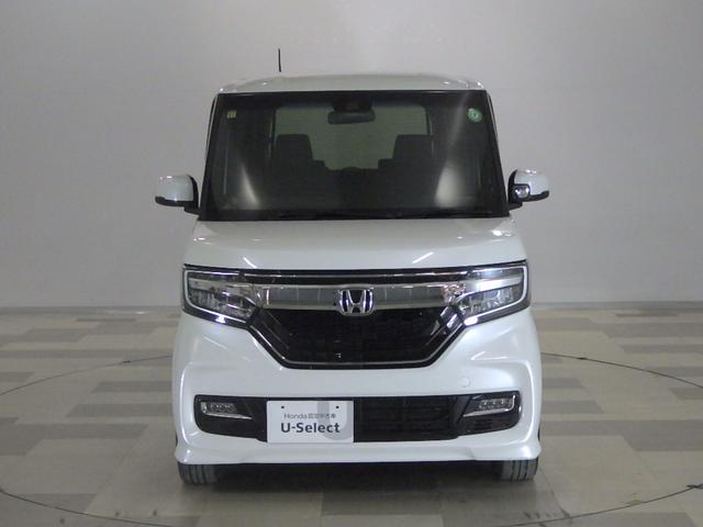 N-BOXカスタム G・Lターボホンダセンシング ・ターボ車・ナビ・リアカメラ・ETC・LEDヘッドライト・アルミホイール・両側電動スライドドア・ベンチシート・両席シートヒーター・横滑り防止装置・ワンオーナー・禁煙車・ホンダセンシング・クルコン PW(2枚目)