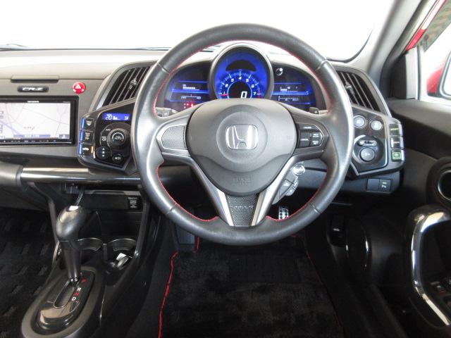 CR-Z αマスターレーベル 禁煙車・ミラノレッド・社外ナビ・リヤカメラ・αマスターレーベル・アルミホイール・HIDヘッドライト・ Bカメラ ナビ・TV スマキー オートクルーズ フルセグ USB アイストップ キーフリーシステム(11枚目)