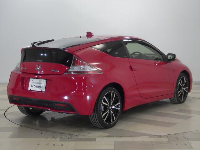 CR-Z αマスターレーベル 禁煙車・ミラノレッド・社外ナビ・リヤカメラ・αマスターレーベル・アルミホイール・HIDヘッドライト・ Bカメラ ナビ・TV スマキー オートクルーズ フルセグ USB アイストップ キーフリーシステム(19枚目)