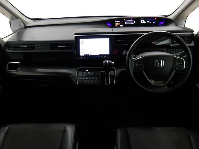 ステップワゴンスパーダ スパーダ・クールスピリット　禁煙車　純正９インチナビ　ＬＥＤヘッドライト　Ｒカメラ　ＥＴＣ　ＬＥＤヘッドライト　両電動スライドドア　追突軽減ブレーキ　スマキー　フルセグテレビ　盗難防止システム　サイドエアバック　ナビＴＶ　ＤＶＤ（14枚目）
