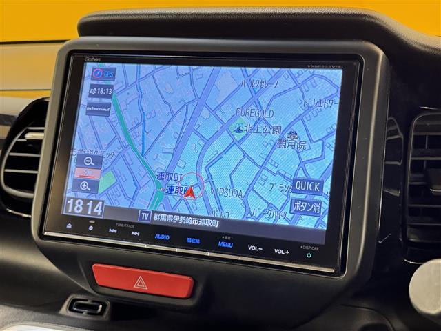 N-BOXカスタム G・ターボLパッケージ 4WD メモリーナビ HIDヘッドライト ETC バックカメラ 両側電動スライドドア フルセグ シートヒーター オートクルーズコントロール ターボ DVD再生 オートライト 衝突防止システム エアコン(3枚目)