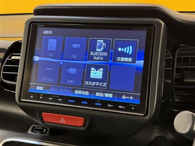 N-BOXカスタム G・ターボLパッケージ 4WD メモリーナビ HIDヘッドライト ETC バックカメラ 両側電動スライドドア フルセグ シートヒーター オートクルーズコントロール ターボ DVD再生 オートライト 衝突防止システム エアコン(5枚目)