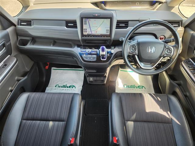 フリードハイブリッド ハイブリッド・EX 禁煙車 バックモニター アダプティブクルコン 衝突被害軽減 車線逸脱防止 誤発進抑制 LEDオートライト 純正9型ナビTV 両側パワスラ ビルトインETC 半革シート 前席シートヒーター スマートキー(41枚目)