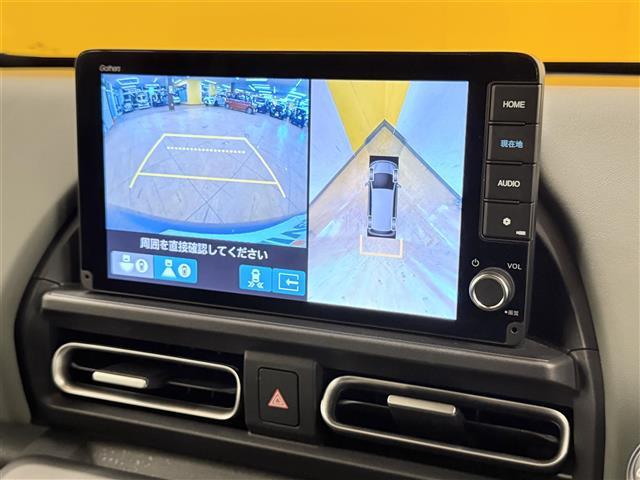フリード e:HEVクロスター ホンダセンシング ブラインドスポットインフォメーション 純正9インチナビ フルセグTV マルチビューカメラシステム ビルトインETC ドライブレコーダー 両側パワースライドドア 黒革 シートヒーター(6枚目)