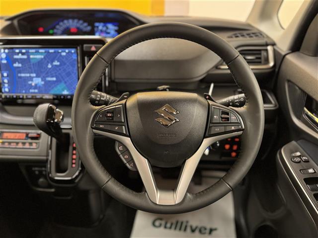 ソリオ ハイブリッドＳＺ　禁煙車　スズキセーフティサポート　デュアルカメラブレーキサポート　純正１０インチナビ　フルセグＴＶ　ＢＴ　全方位モニター　両側パワースライドドア　ヘッドアップディスプレイ　前席シートヒーター　ＥＴＣ（33枚目）