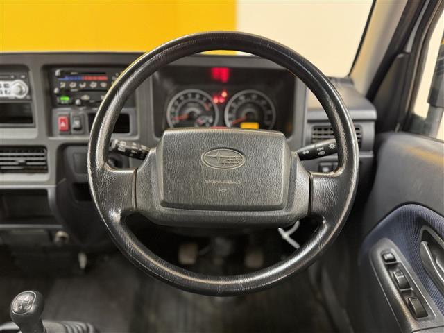 サンバーディアス ディアス スーパーチャージャー スーパーチャージャー 5速MT CDオーディオ CD/FM/AM 両側スライドドア 純正フロアマット 純正ドアバイザー 純正ホイールキャップ リモコンキー(26枚目)