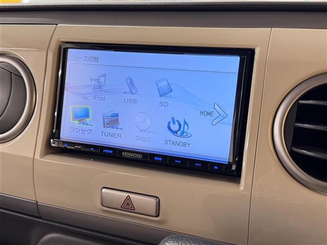 アルトラパン G 社外ナビ ワンセグTV アイドリングストップ プッシュスタート スマートキー 純正ドアバイザー 横滑り防止装置(4枚目)