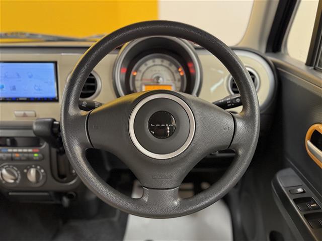 アルトラパン G 社外ナビ ワンセグTV アイドリングストップ プッシュスタート スマートキー 純正ドアバイザー 横滑り防止装置(29枚目)