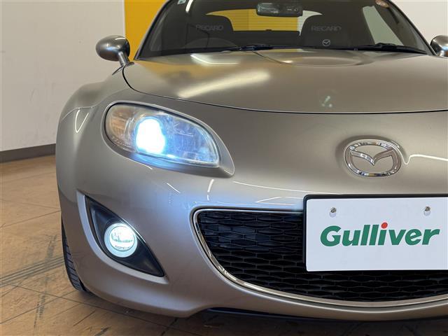 ロードスター Ｓ　ＲＨＴ　純正ナビ　バックカメラ　ＲＥＣＡＲＯシート　ＬＡＲＧＵＳ車高調　ＨＫＳマフラー　ＢＬＩＴＺスロットルコントローラー　ＨＩＤヘッドライト　フォグランプ　本革巻ステアリング　スマートキー　ドラレコ　ＥＴＣ（14枚目）