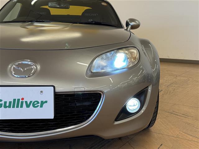 ロードスター Ｓ　ＲＨＴ　純正ナビ　バックカメラ　ＲＥＣＡＲＯシート　ＬＡＲＧＵＳ車高調　ＨＫＳマフラー　ＢＬＩＴＺスロットルコントローラー　ＨＩＤヘッドライト　フォグランプ　本革巻ステアリング　スマートキー　ドラレコ　ＥＴＣ（15枚目）