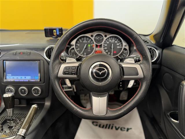 ロードスター Ｓ　ＲＨＴ　純正ナビ　バックカメラ　ＲＥＣＡＲＯシート　ＬＡＲＧＵＳ車高調　ＨＫＳマフラー　ＢＬＩＴＺスロットルコントローラー　ＨＩＤヘッドライト　フォグランプ　本革巻ステアリング　スマートキー　ドラレコ　ＥＴＣ（28枚目）