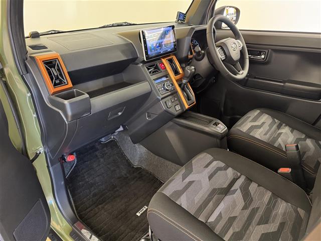 タフト Ｇターボ　スマートアシスト　純正９型ナビ　パノラマモニター　ガラスルーフ　自動駐車　前席シートヒーター　ＬＥＤヘッドライト　フォグランプ　電動パーキング　純正１５ＡＷ　前方ドラレコ　ＥＴＣ　スマートキー２本（19枚目）