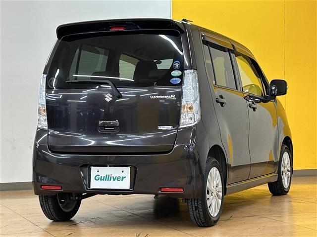 ワゴンR FZ 衝突軽減ブレーキ 純正オーディオ CD AUX 運転席シートヒーター スマートキー プッシュスタート 純正フロアマット 純正ドアバイザー 純正14インチアルミホイール(24枚目)