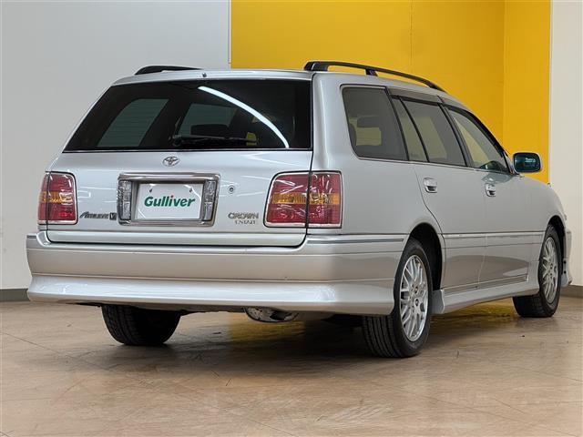 クラウンエステート アスリートV プレミアムスポーツセレクション メーカーナビ CD TAPE トラクションコントロール パドルシフト サンルーフ ヒーターミラー 純正エアロ ETC 純正フロアマット 純正ドアバイザー 純正16インチアルミホイール(25枚目)