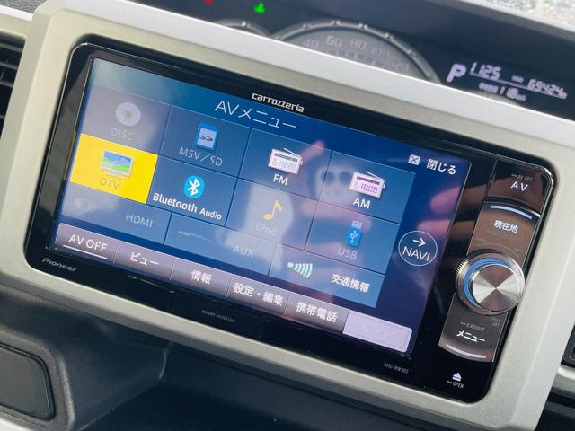 X SA 社外SDナビ フルセグTV 片側パワースライドドア スマートキー プッシュスタート ベンチシート オートライト フォグライト LEDヘッドライト アイドリングストップ ドアバイザー ETC(4枚目)