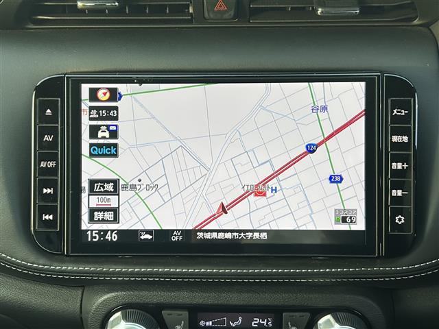 キックス Ｘ　純正メモリナビ　地デジＴＶ　ＣＤ　ＤＶＤ　ＢＴ　ラジオ再生　レーダークルーズコントロール　レーンアシスト　衝突軽減ブレーキ　コーナーセンサー　ハーフレザーシート　シートヒーター（2枚目）