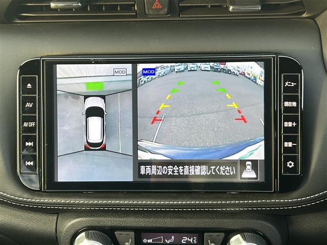 キックス Ｘ　純正メモリナビ　地デジＴＶ　ＣＤ　ＤＶＤ　ＢＴ　ラジオ再生　レーダークルーズコントロール　レーンアシスト　衝突軽減ブレーキ　コーナーセンサー　ハーフレザーシート　シートヒーター（4枚目）