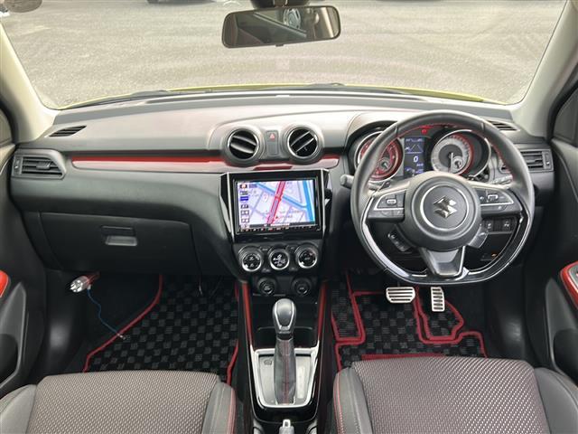 スイフトスポーツ ベースグレード ワンオーナー フロントスポイラー 純正8インチメモリナビ CN-RZ856 地デジTV CD DVD BT ラジオ再生 レーダークルーズコントロール レーンアシスト 衝突軽減ブレーキ(9枚目)