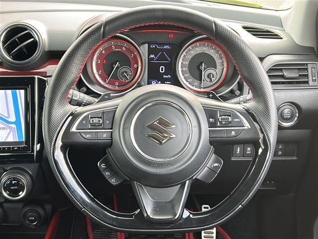 スイフトスポーツ ベースグレード ワンオーナー フロントスポイラー 純正8インチメモリナビ CN-RZ856 地デジTV CD DVD BT ラジオ再生 レーダークルーズコントロール レーンアシスト 衝突軽減ブレーキ(10枚目)