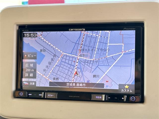 アルトラパン Ｓ　社外メモリナビ　ＡＶＩＣ－ＲＺ２００　ワンセグＴＶ　ＣＤ　ラジオ再生　シートヒーター　ＥＴＣ　バックカメラ　ＬＥＤヘッドライト　純正フロアマット　スマートキー　取扱説明書　保証書（2枚目）