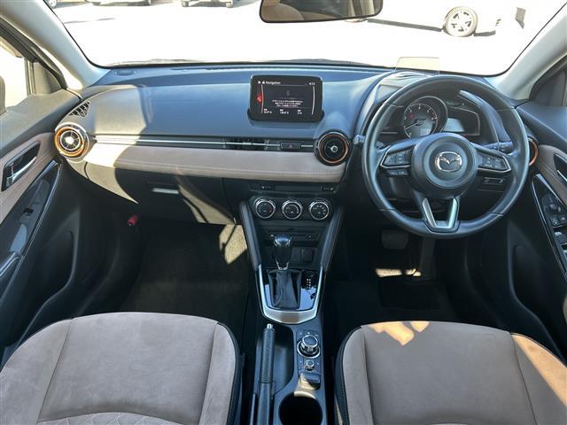 デミオ XDテーラードブラウン 純正メモリナビ 地デジTV CD DVD BT ラジオ再生 クルーズコントロール 衝突軽減ブレーキ ETC オートライト LEDヘッドライト 純正16inアルミホイール 純正フロアマット(40枚目)