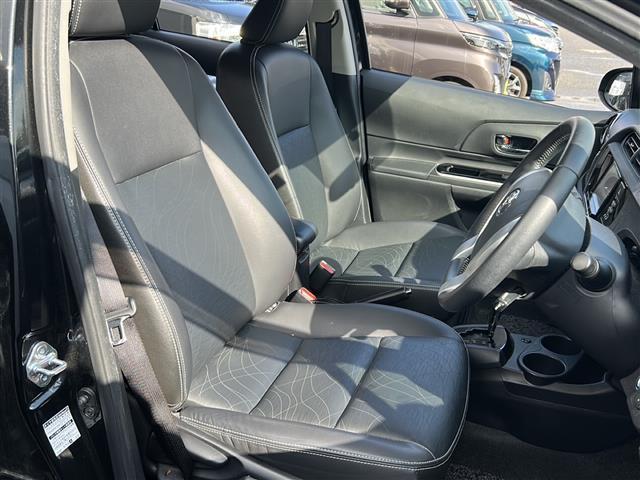 アクア Gブラックソフトレザーセレクション 禁煙車 ワンオーナー ソフトレザー ETC 社外ナビ LEDヘッドライト スマートキー プッシュスタート ドアミラーウインカー クルーズコントロール フルセグTV DVD再生機能有 ヒートシーター(22枚目)