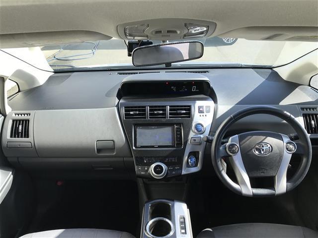 プリウスアルファ G 社外ナビ/フルセグTV/Bluetooth/バックカメラ/ドライブレコーダー/クルーズコントロール/プッシュスタート/スマートキー/オートライト/ウインカーミラー/電動格納ミラー(2枚目)
