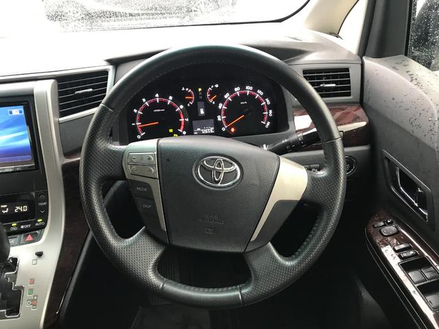 ヴェルファイア ２．４Ｚ　フリップダウンモニター／ナビ／バックカメラ／コーナーセンサー／両側パワースライドドア／プッシュスタート／スマートキー／ステアリングスイッチ／ＥＴＣ（8枚目）