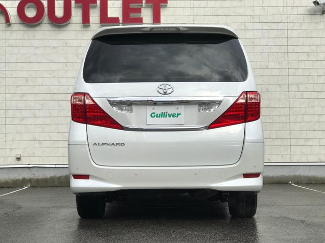 アルファード ２４０Ｇ　後席モニター／純正ナビ／フルセグＴＶ／バックカメラ／パワーシート／クルーズコントロール／両側パワースライドドア／純正ＡＷ１８インチ／スマートキー／プッシュスタート／キセノンヘッドライト（24枚目）