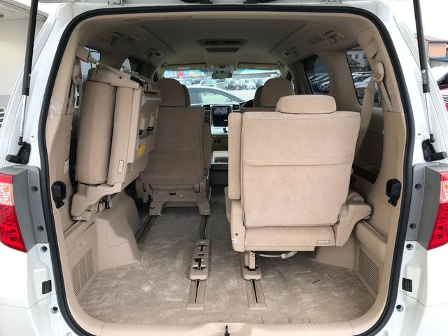 アルファード ２４０Ｇ　後席モニター／純正ナビ／フルセグＴＶ／バックカメラ／パワーシート／クルーズコントロール／両側パワースライドドア／純正ＡＷ１８インチ／スマートキー／プッシュスタート／キセノンヘッドライト（38枚目）