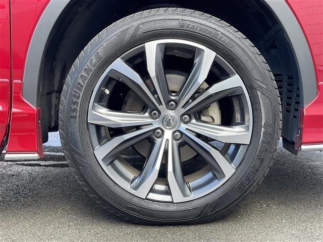 RX RX450h バージョンL パノラマサンルーフ モデリスタフルエアロ 純正ナビ 3眼LEDヘッドライト パノラミックビューモニター 茶革シート 前席パワーシート 全席シートヒーター 純正フロアマット ヘッドアップディスプレイ(17枚目)