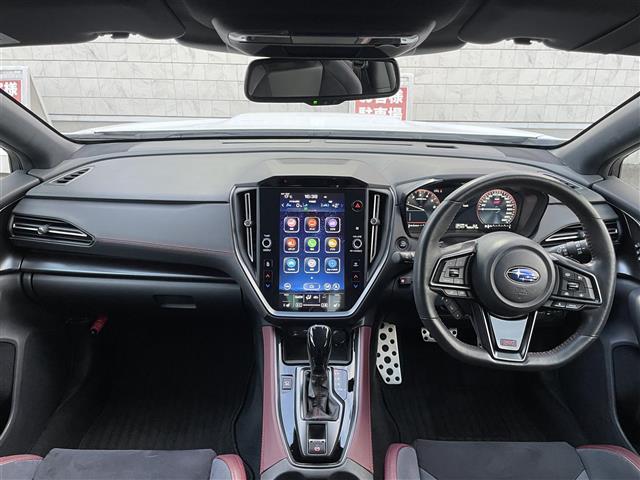 WRX S4 STIスポーツR EX アイサイトX 純正11.6型メモリーナビ 純正フルエアロ バックカメラ RECAROハーフレザーシート 前席パワーシート 全席シートヒーター BSM アダプティブドライビングビーム 純正フロアマット(3枚目)