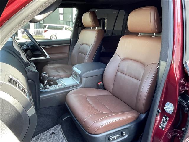 ランドクルーザー ZX ワンオーナー サンルーフ 純正SDナビ モデリスタフルエアロ 全周囲カメラ 茶レザーシート 前席エアシート 全席シートヒーター 前席パワーシート BSM ステアリングヒーター 純正ヘッドレストモニター(33枚目)