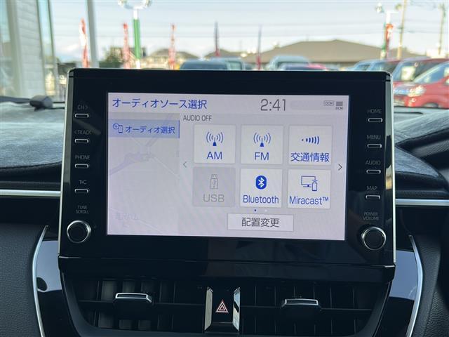 カローラクロス ハイブリッド Z 純正ナビ フルセグTV Bluetooth 前後ドライブレコーダー アラウンドビューモニター ガラスルーフ パワーバックドア パワーシート ETC クルーズコントロール シートヒーター ハーフレザー(4枚目)
